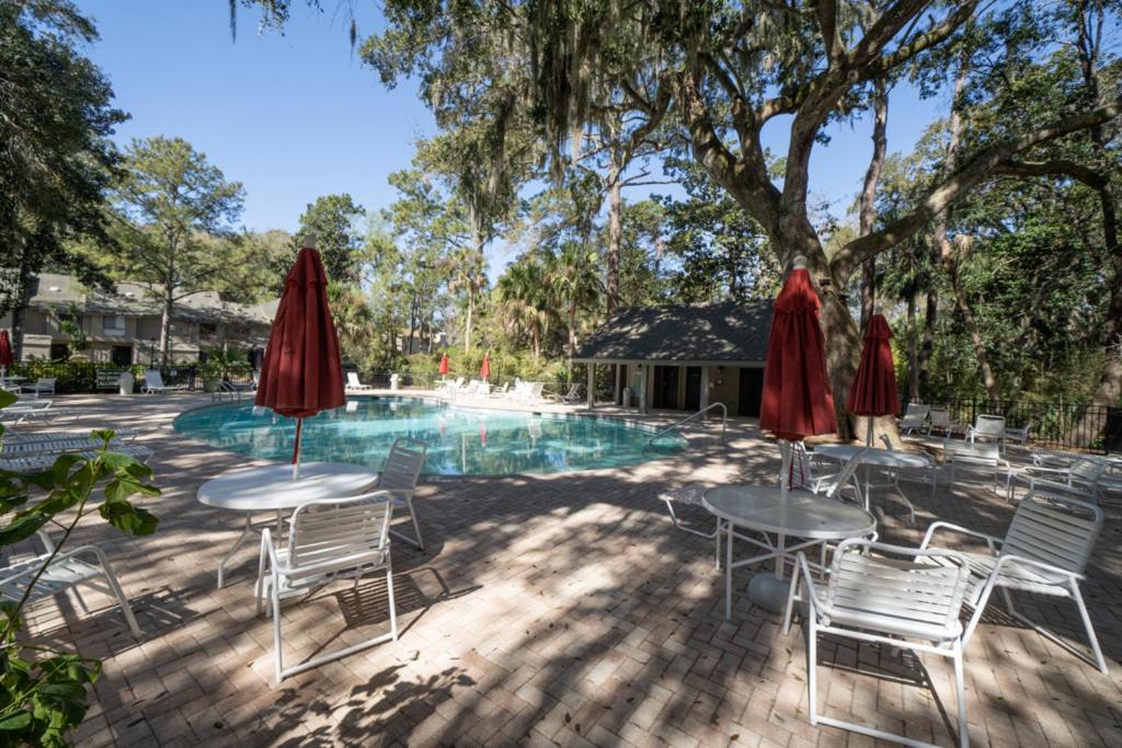 Golf View Two Bedroom With K Q And Fold Out Couch Bikes & Beach Gear Included Hilton Head Island Dış mekan fotoğraf